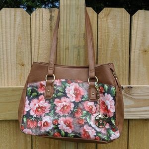 GORGEOUS FLOWER LEATHER PURSE
